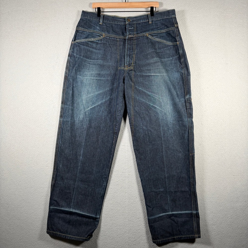 Marithe Francois Girbaud Brand X Authentic‎ Fit Mens Dark Wash Jeans 38M 39x32